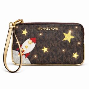 Michael Kors Illusion Rocket Limited Edition Wristlet Zipper Pouch